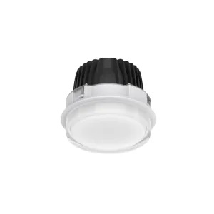 LED Downlight Recessed 13w 3K Non-Dimmable 139xH87mm Cutout:120mm 36D Beam White IP54 Mask