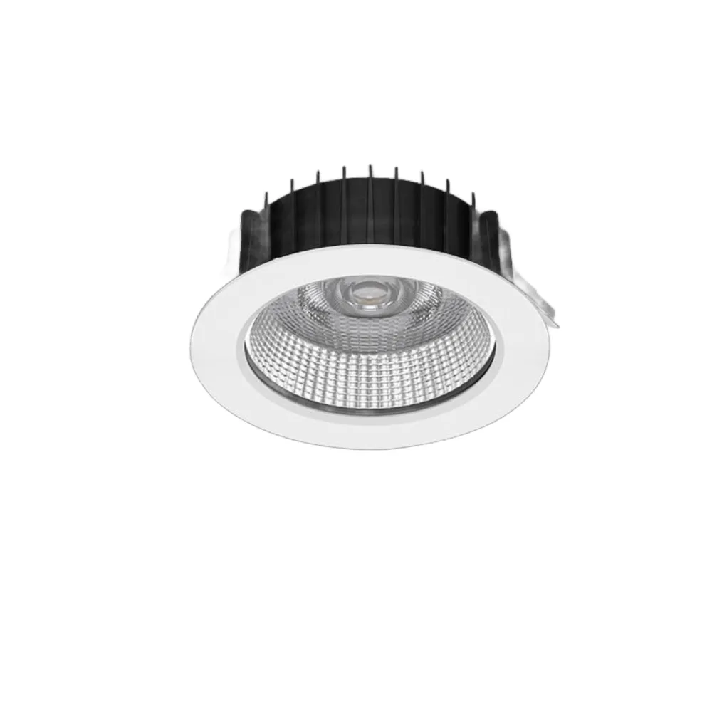 LED Downlight Recessed 25w 3K Non-Dimmable 172 x H69mm Cutout: 150mm 60D Beam White IP65