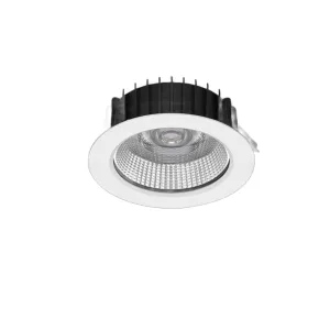LED Downlight Recessed 25w 3K Non-Dimmable 172 x H69mm Cutout: 150mm 60D Beam White IP65