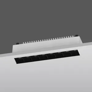 LED Downlight Trimless 20w 3K Non-Dimmable L231 x W66 x H56mm Cutout:210 x 40mm 50D Beam White IP20