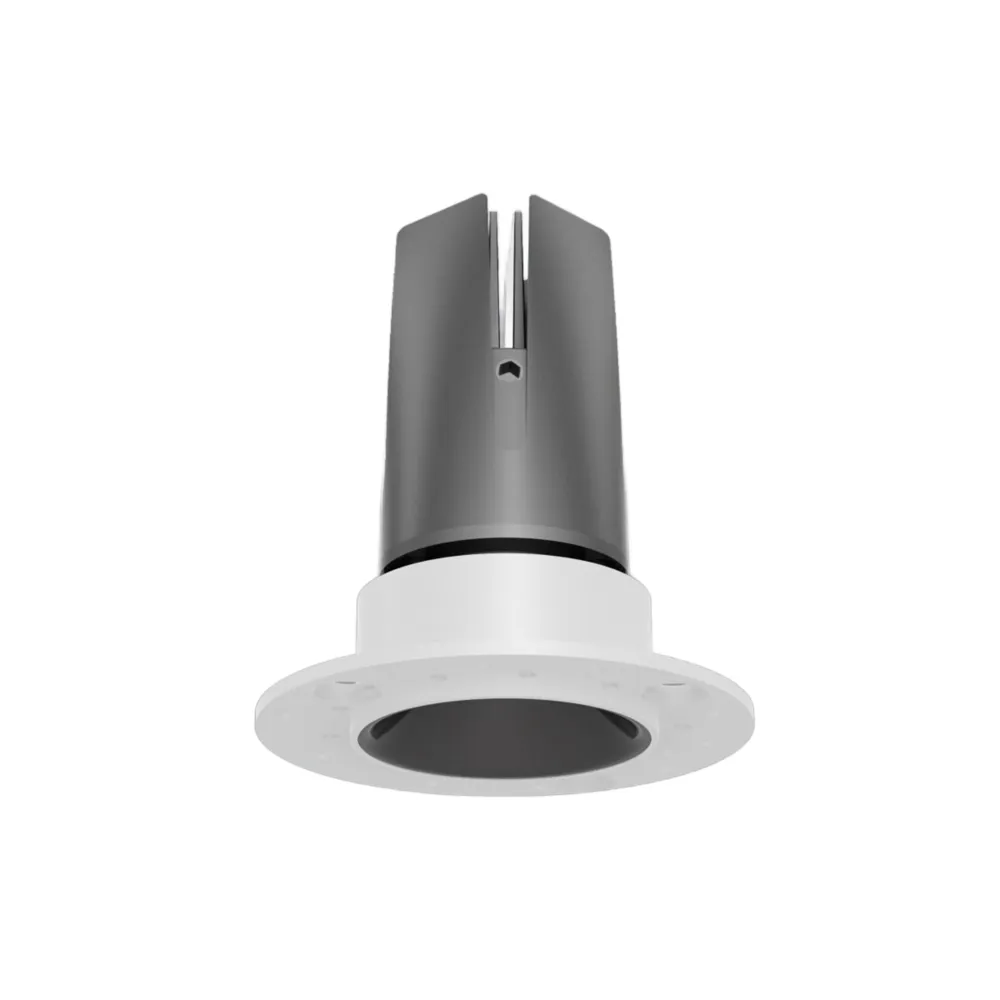 LED Downlight Trimless 6w 3K Non-Dimmable 70xH82mm Cutout:45mm 15D Beam Black IP20