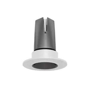 LED Downlight Trimless 6w 3K Non-Dimmable 70xH82mm Cutout:45mm 15D Beam Black IP20