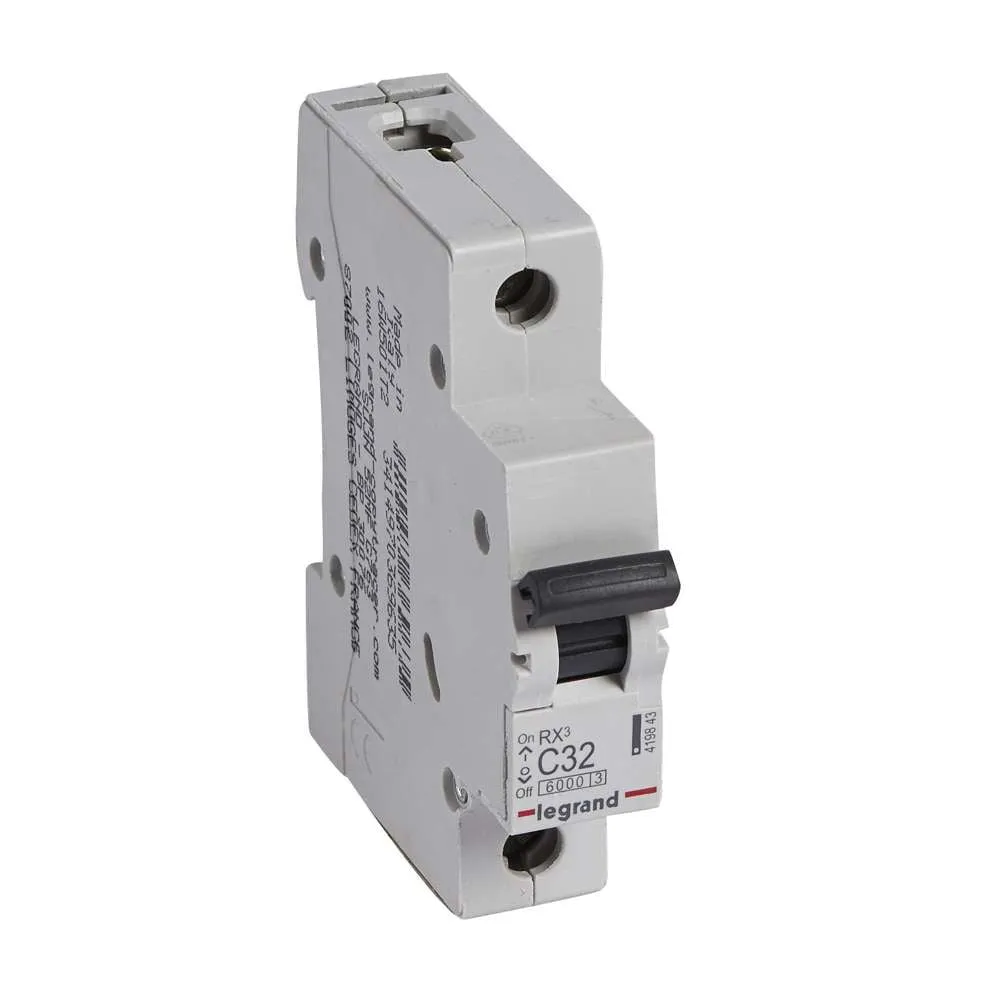 Legrand 32A 6Ka Din Rail MCB