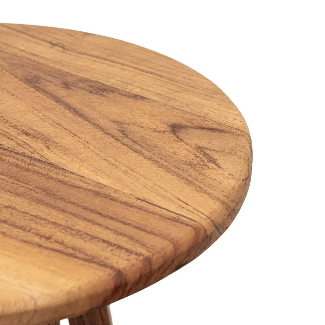 Lido Teak Bar Stool | 35x66cm Zoco Home