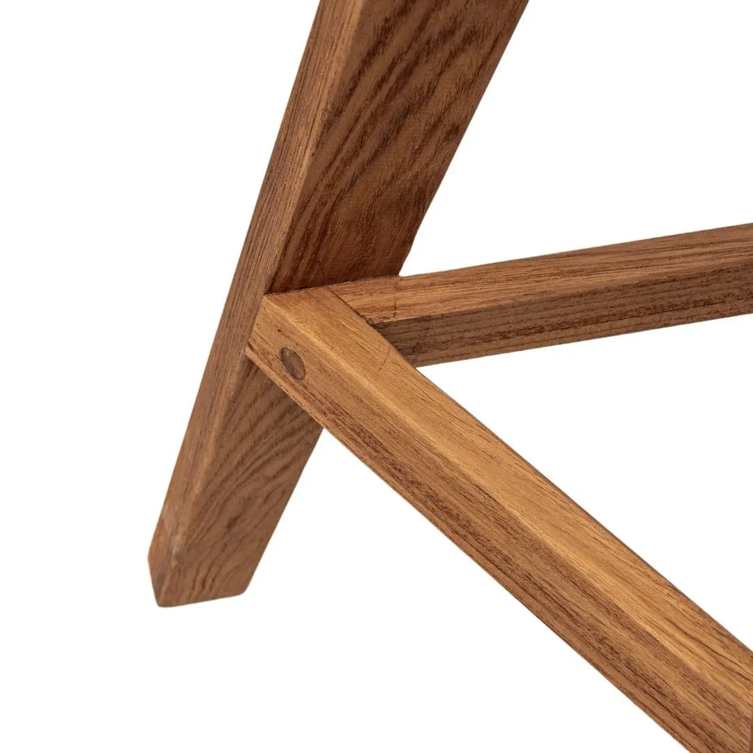 Lido Teak Bar Stool | 35x66cm Zoco Home