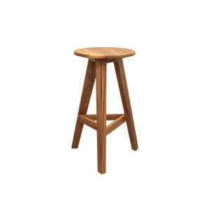 Lido Teak Bar Stool | 35x66cm Zoco Home