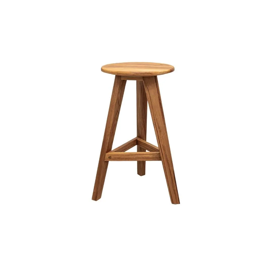 Lido Teak Bar Stool | 35x66cm Zoco Home