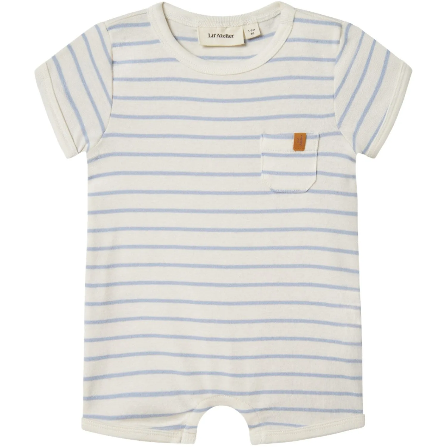 Lil'Atelier Zen Blue Nbmgeo Ari Ss Loose Suit Lil