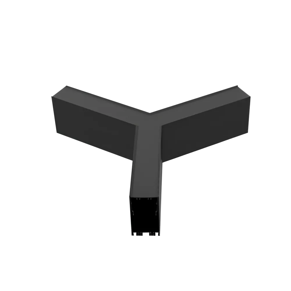 Linear Modular TLS40 Profile Black 120D 3 Way Splicing with Blind Cover Size:200x200x200x83mm
