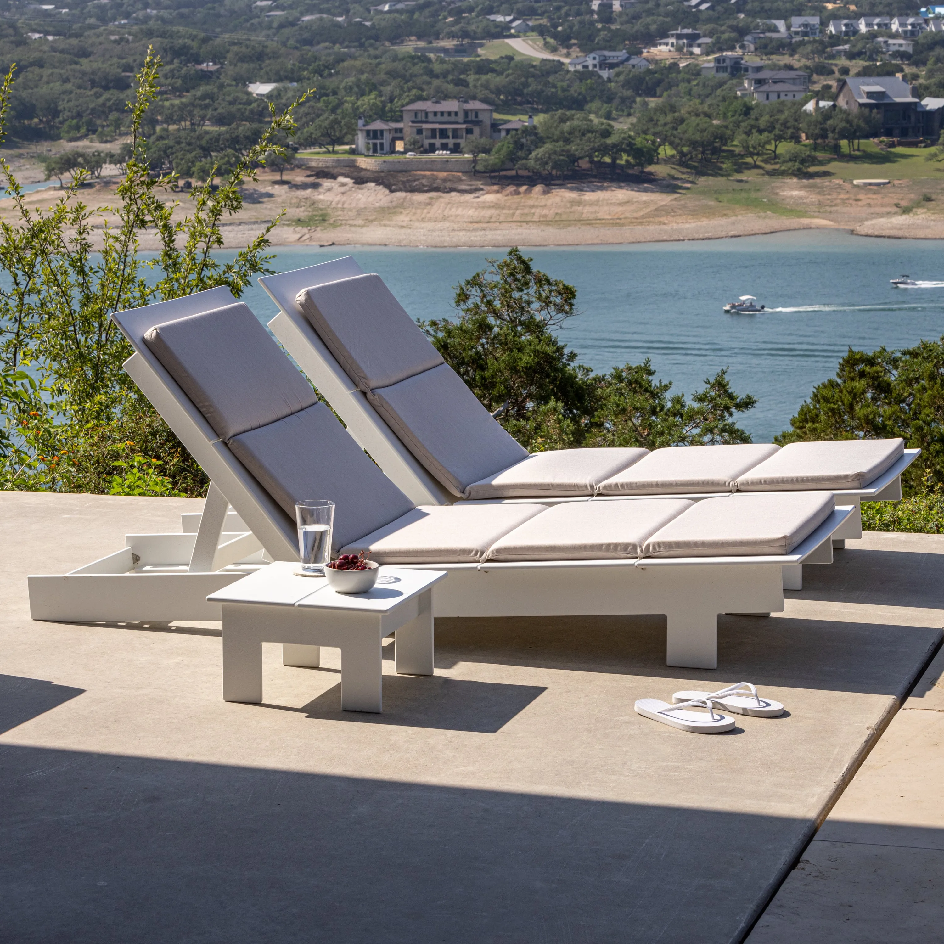 Lollygagger Chaises with Cushions Bundle