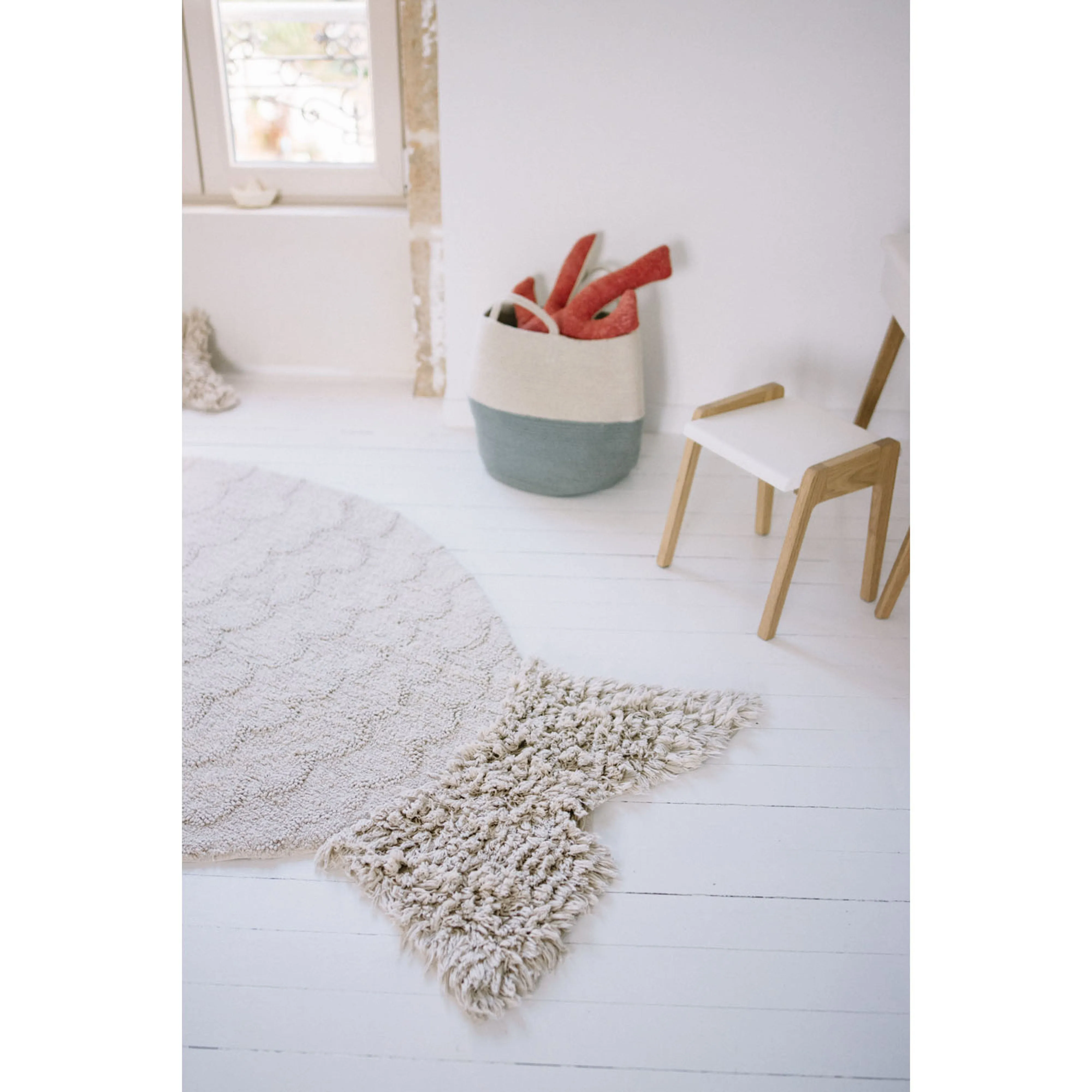 Lorena Canals Big Fish Machine Washable Cotton Rug (Pre-Order; Est. Delivery in 4-8 Weeks)