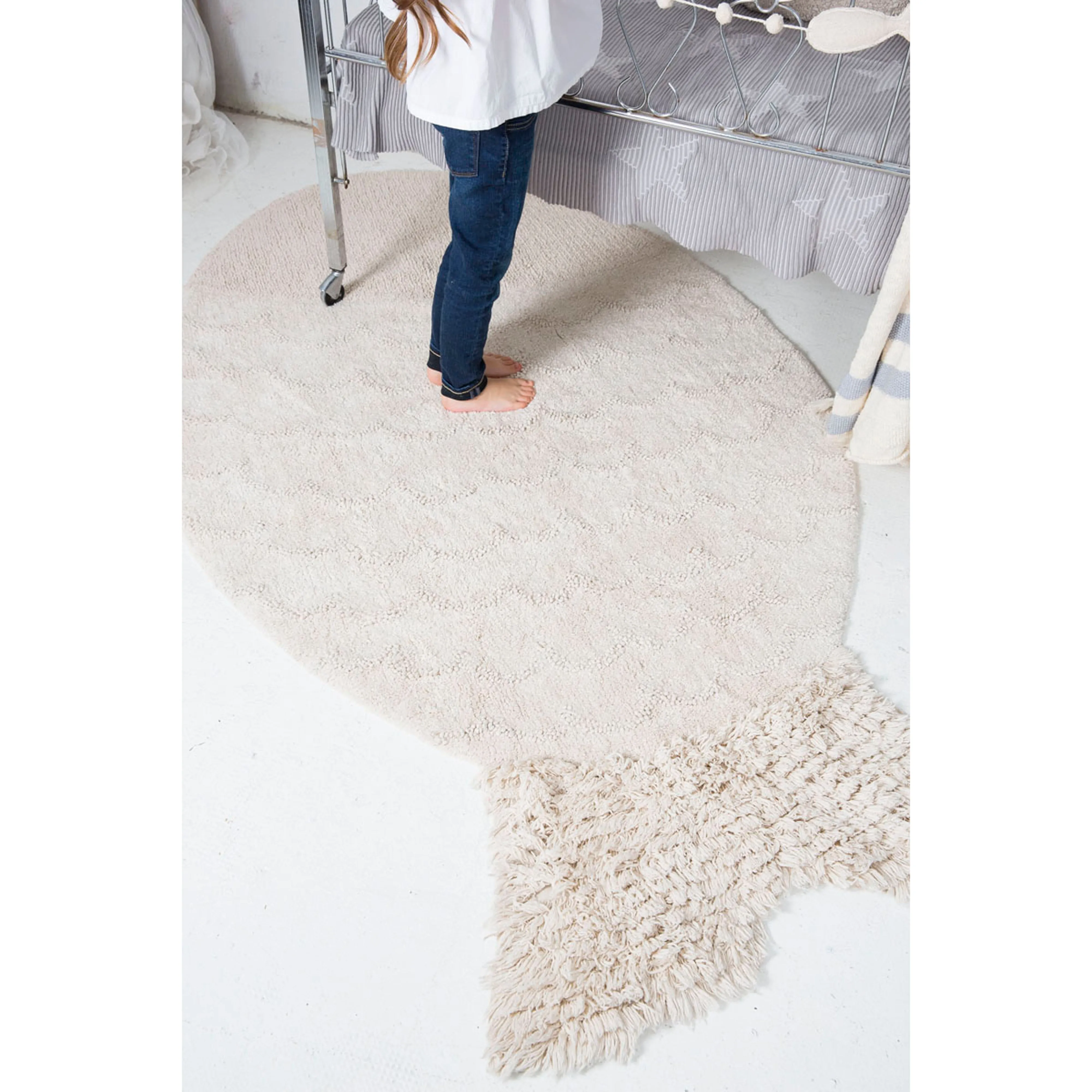 Lorena Canals Big Fish Machine Washable Cotton Rug (Pre-Order; Est. Delivery in 4-8 Weeks)