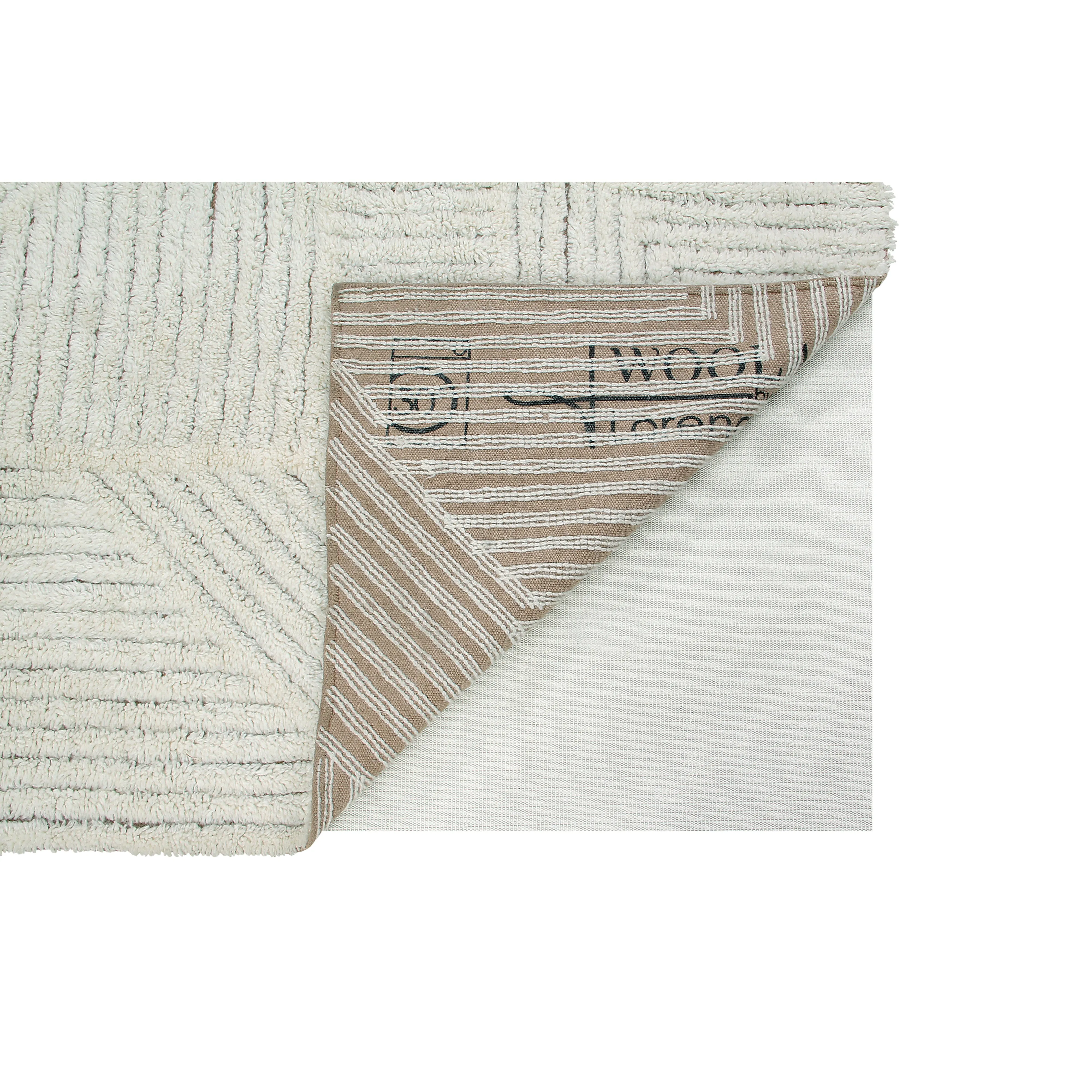 Lorena Canals Fields Almond Valley Machine Washable Woolable Rug (Pre-Order; Est. Delivery in 4-8 Weeks)