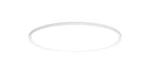 Louis Poulsen Lp Slim Round Recessed Ceiling Lamp 3690 Lumens ø44 Cm, White