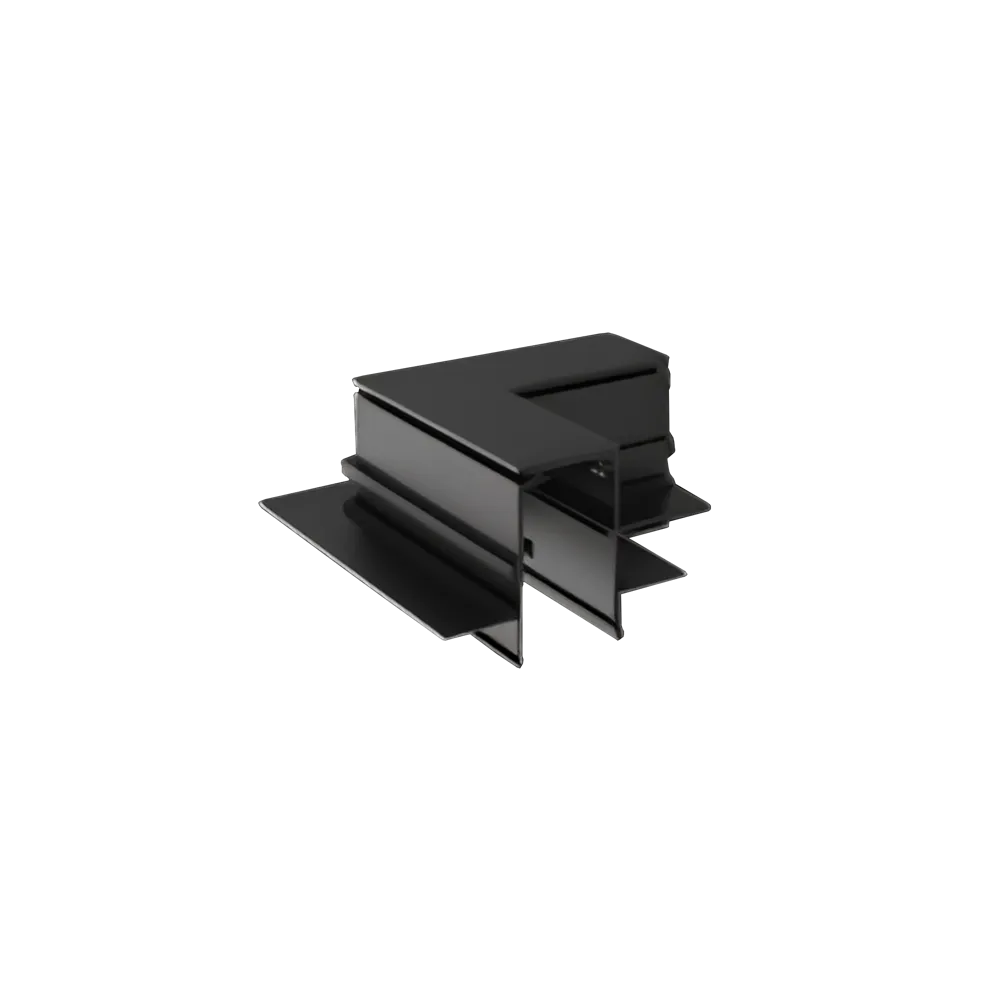 Magnetic Track Lights Surface Mounted/Pendant Track L-shaped splicing Size:50x50x52mm Black