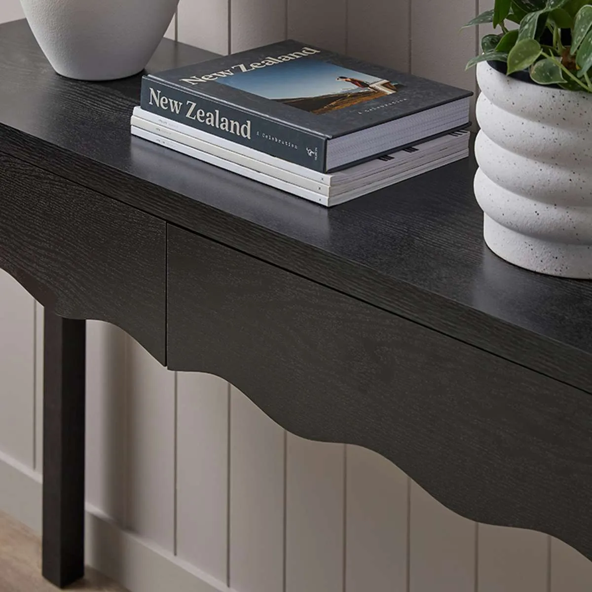 Malena Console Table - Black Mocka