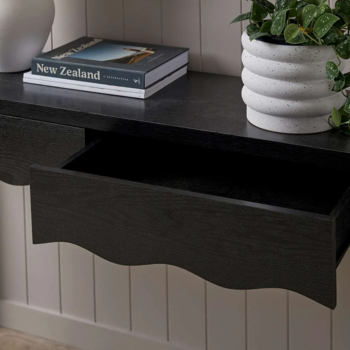 Malena Console Table - Black Mocka