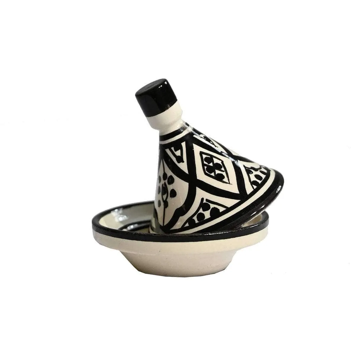 Mini Tagine | Black & White 9cm Zoco Home