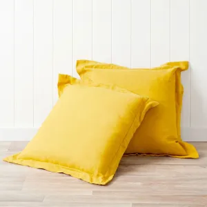 Mocka Linen Cushion - Marigold Mocka