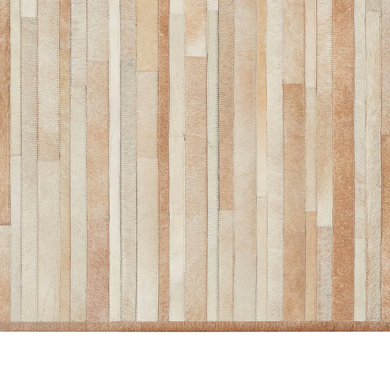 Modern Handwoven Hide Rug - 9' x 12'