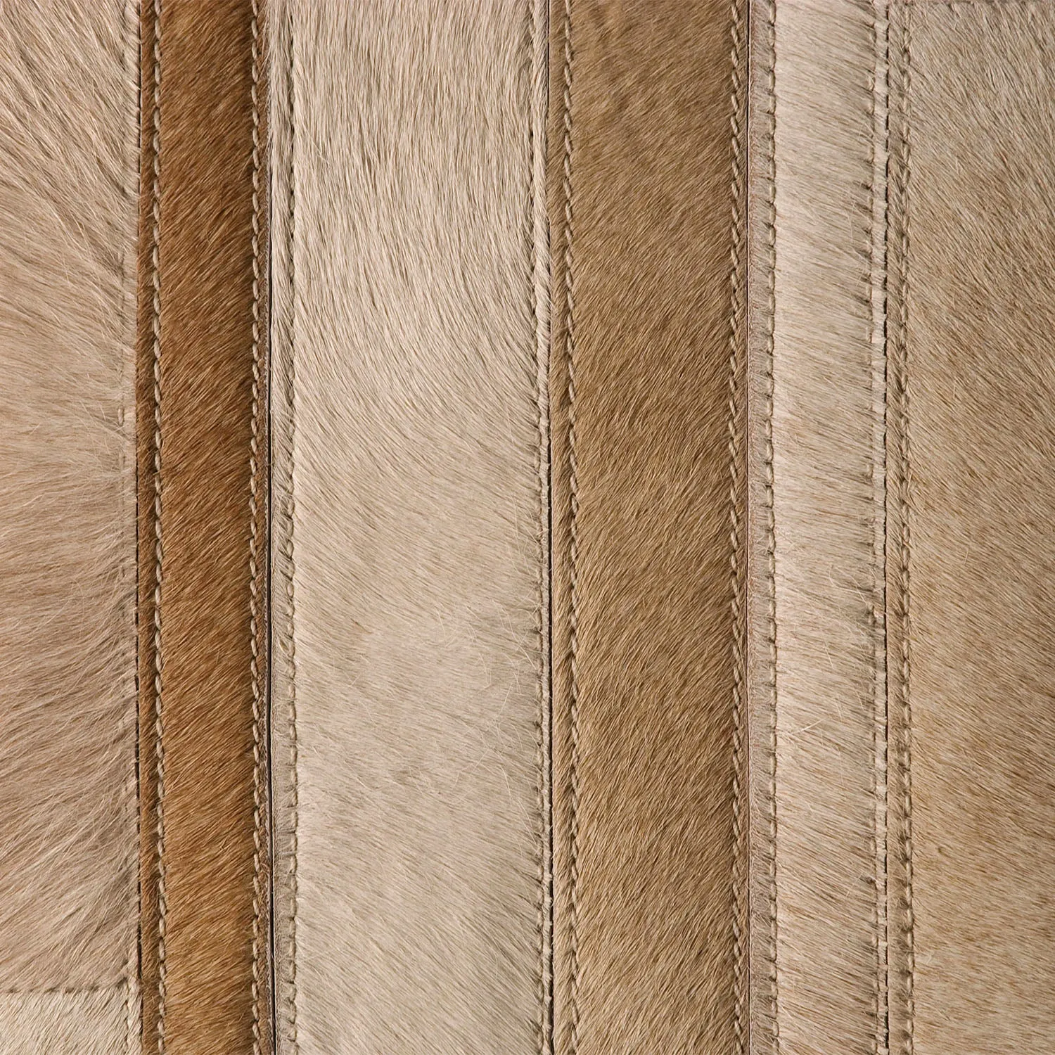 Modern Handwoven Hide Rug - 9' x 12'