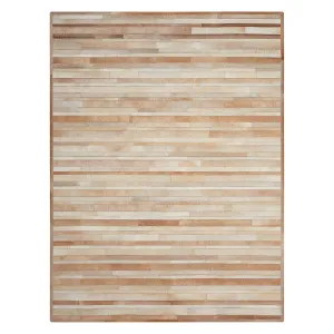 Modern Handwoven Hide Rug - 9' x 12'