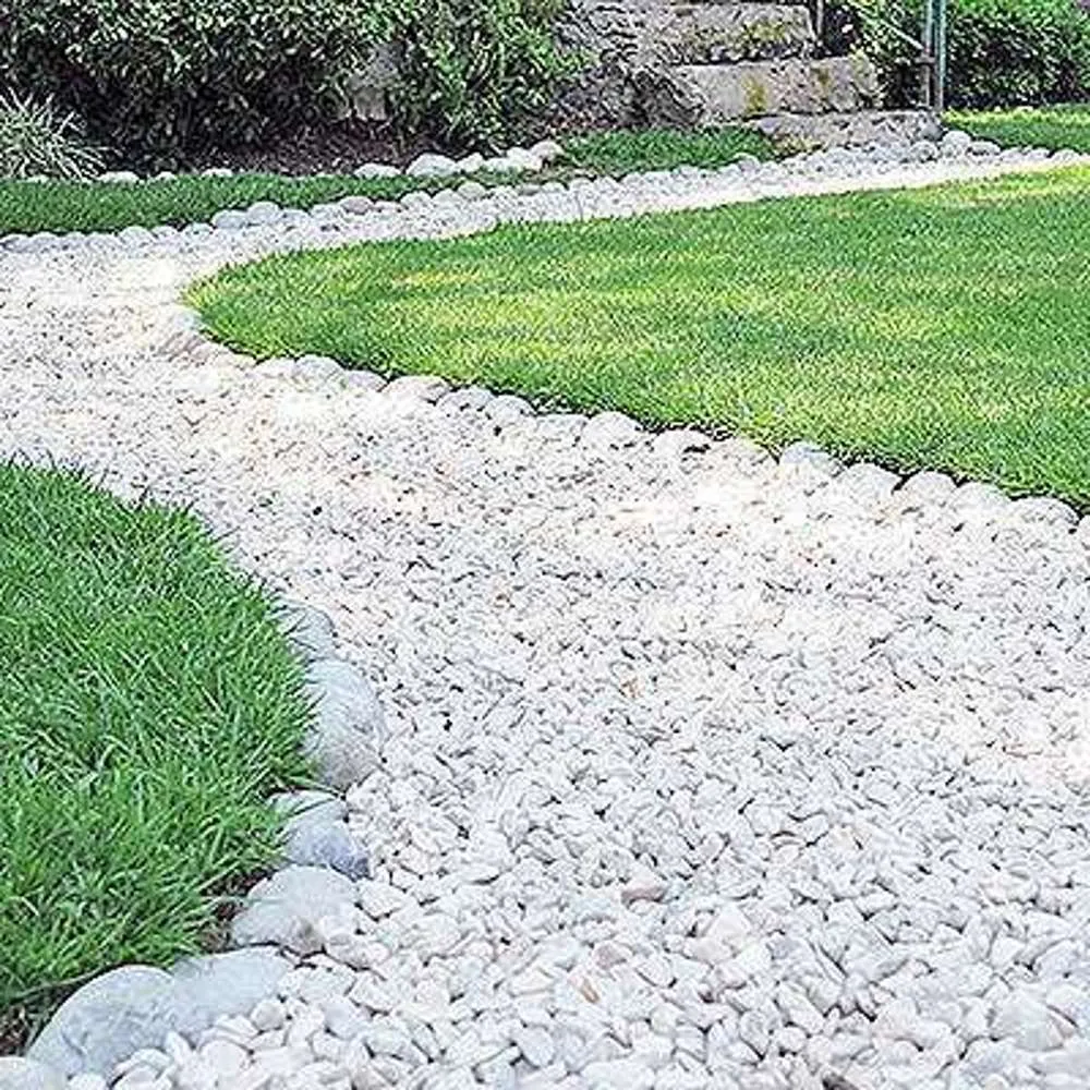 Natural Pebbles Polished White 20kg