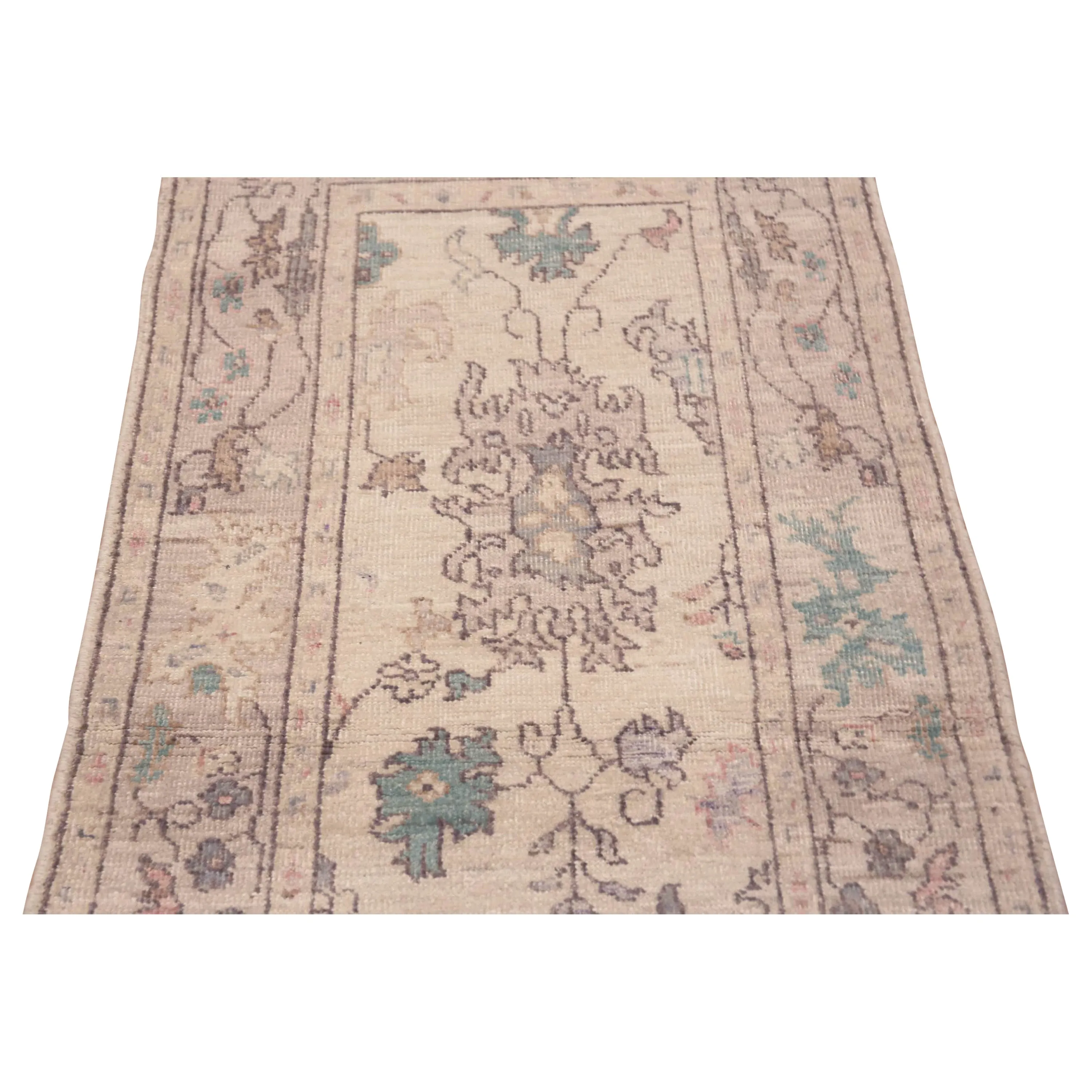 Natural Zameen Transitional Wool Runner - 3'4" x 9'6"