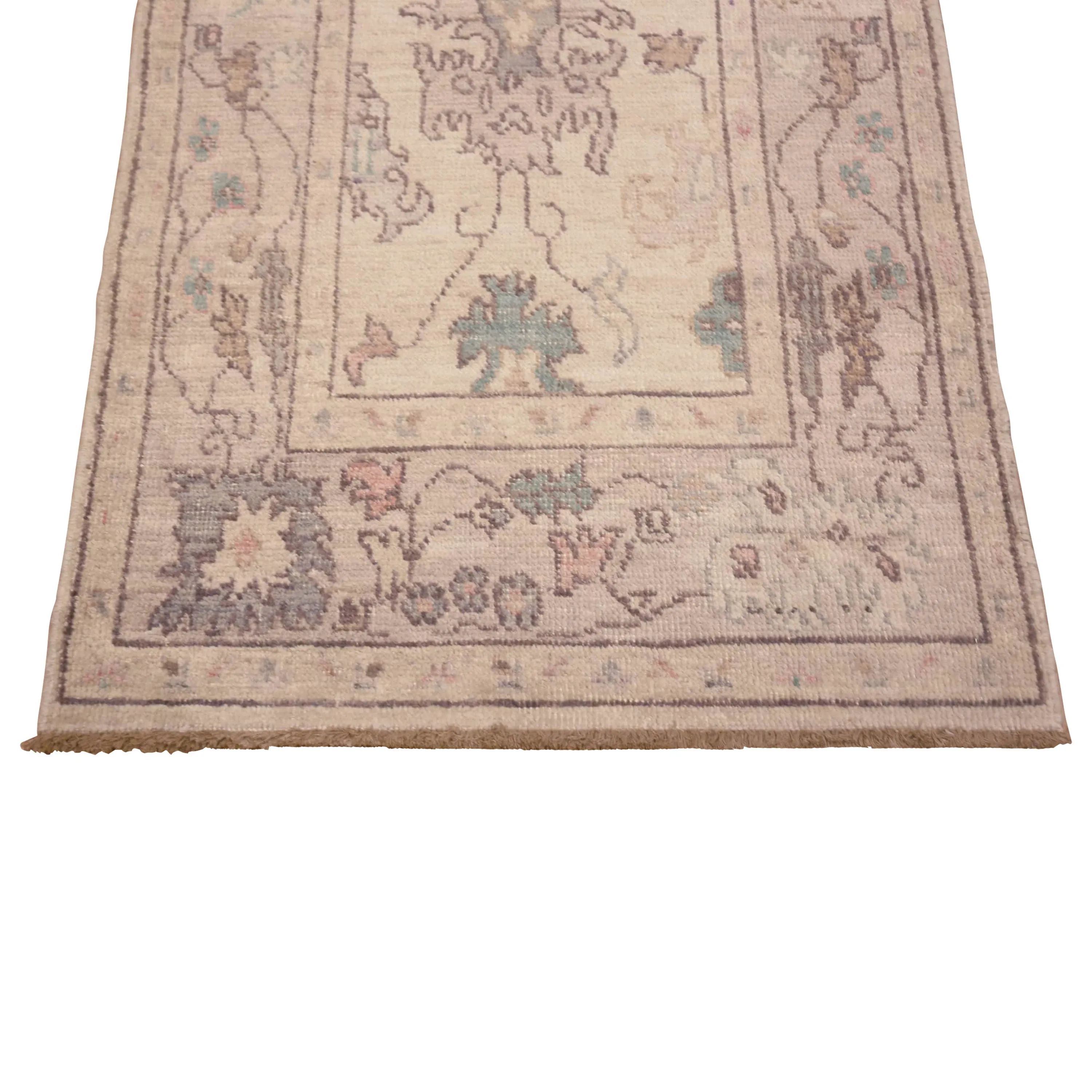 Natural Zameen Transitional Wool Runner - 3'4" x 9'6"