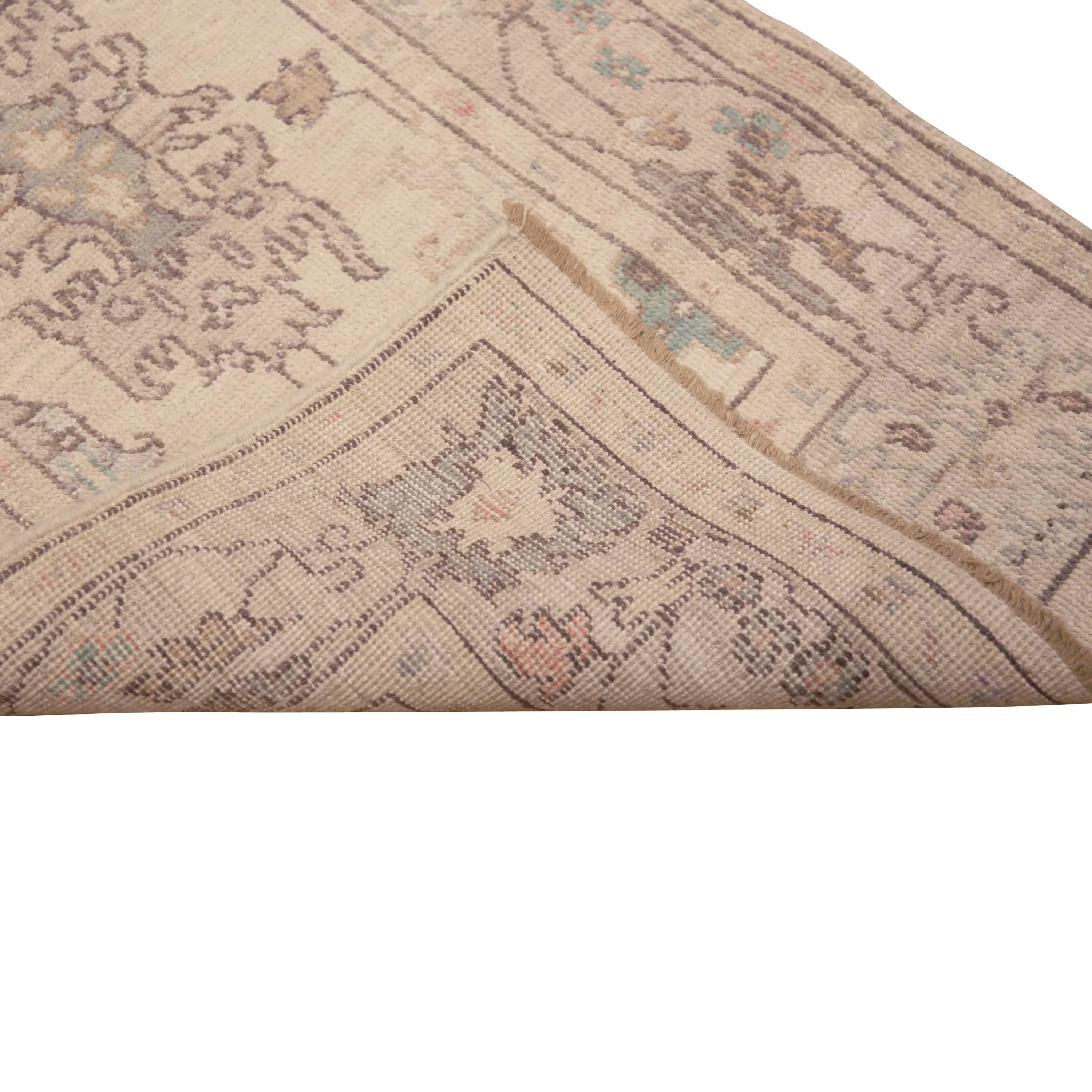 Natural Zameen Transitional Wool Runner - 3'4" x 9'6"