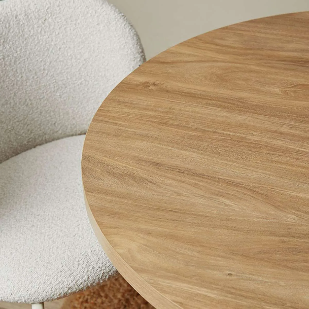Otis Six Seater Dining Table - Pecan Mocka
