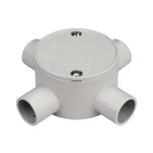 Ozlec Junction Box 25mm 4 Way **