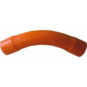 Ozlec Sweeping Bend 90D x 80mm H/D Orange