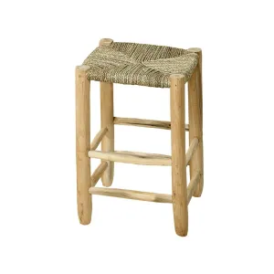 Palmerie Stool | Natural 37x37x50cm Zoco Home