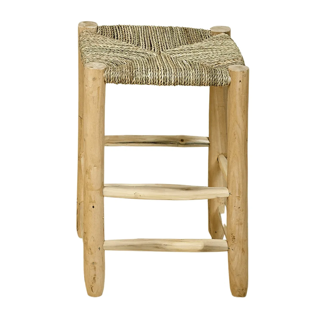 Palmerie Stool | Natural 37x37x50cm Zoco Home