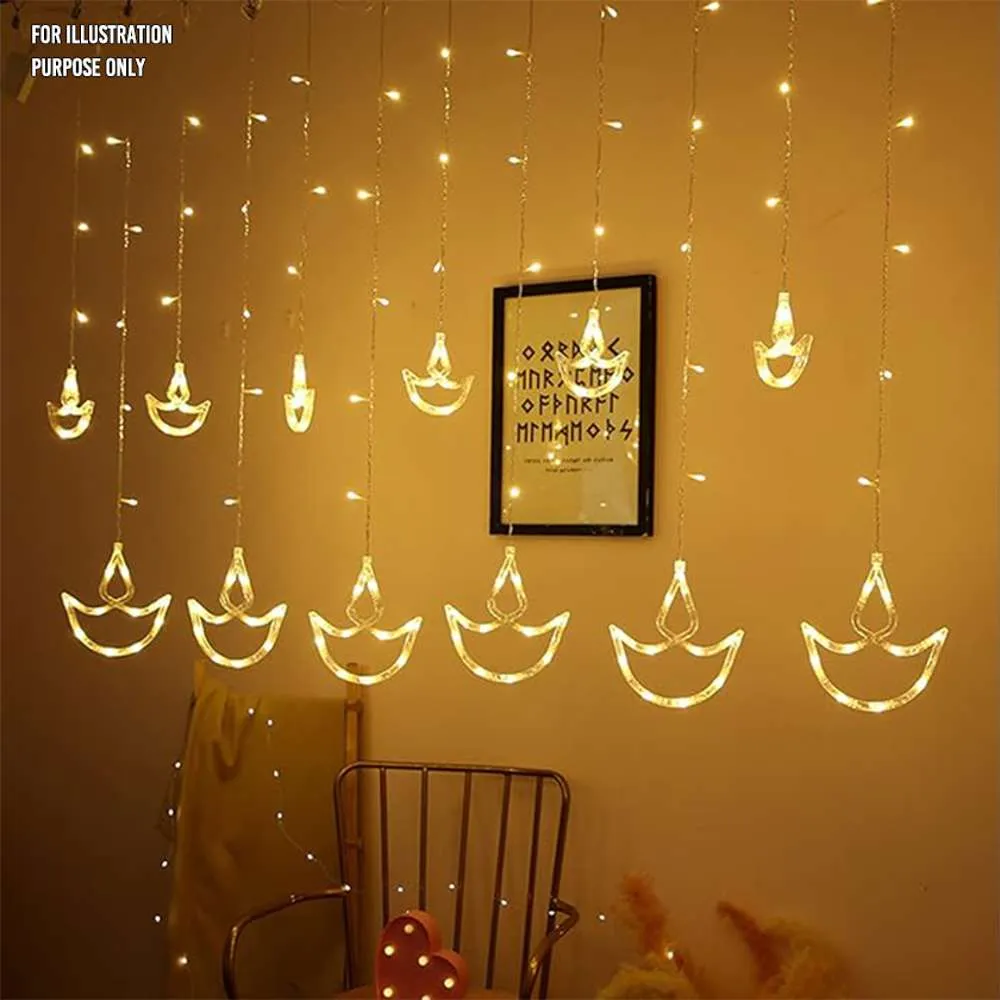 RA LED Curtain Light Magic 2.5m Male Plug End IP44 240V