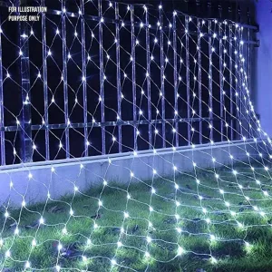 RA LED Net Light CW 3 x 2M Male Plug End IP44 240V