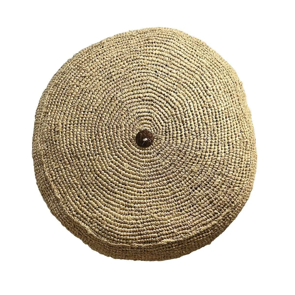 Raffia Pouf | 65x35cm Zoco Home