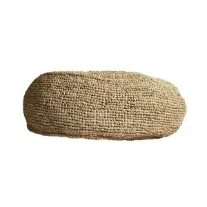 Raffia Pouf | 65x35cm Zoco Home