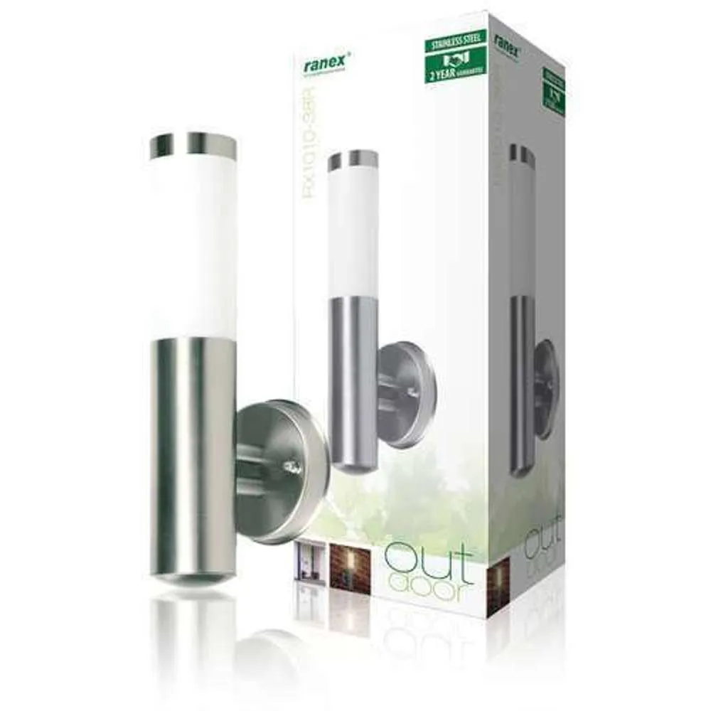Ranex Rx1010-38R Outdoor Wall Lamp E27 230V IP44S/S