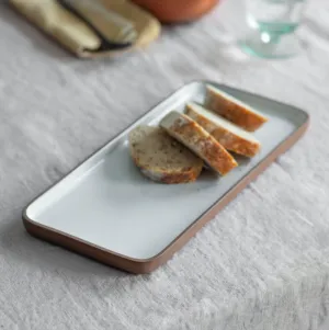 Rectangle Stoneware Plate Funky Chunky