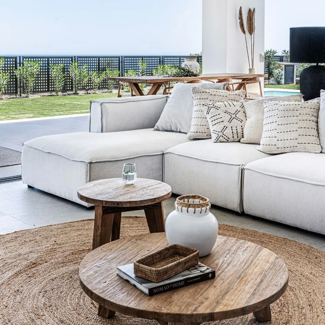 Recycled Teak Coffee Table | 65x38cm Zoco Home