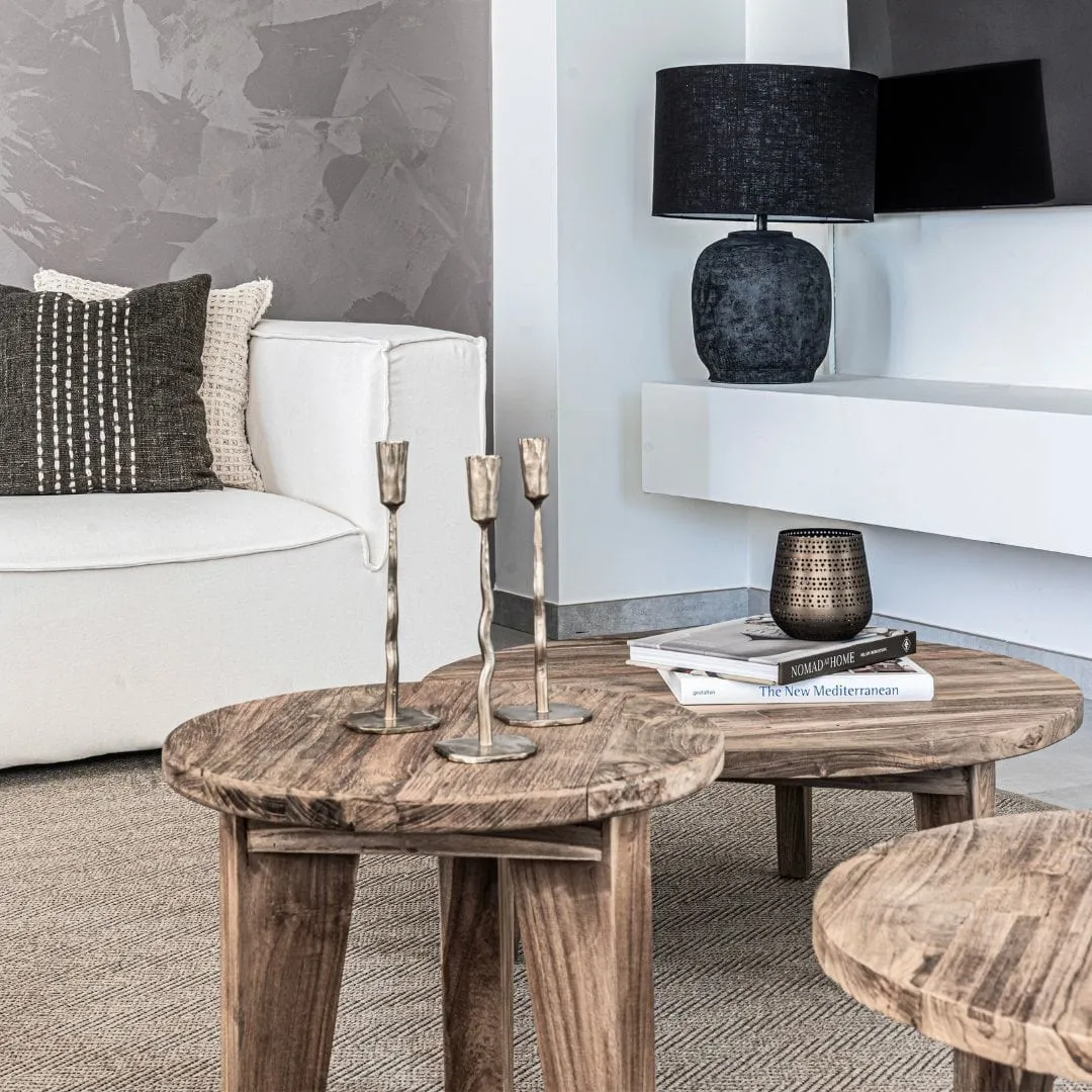 Recycled Teak Coffee Table | 65x38cm Zoco Home