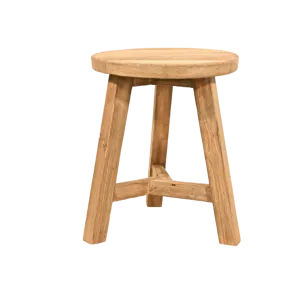 Recycled Teak Stool Zoco Home