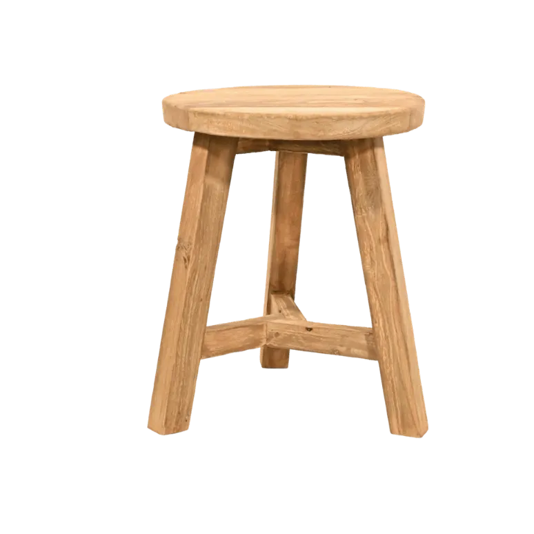Recycled Teak Stool Zoco Home