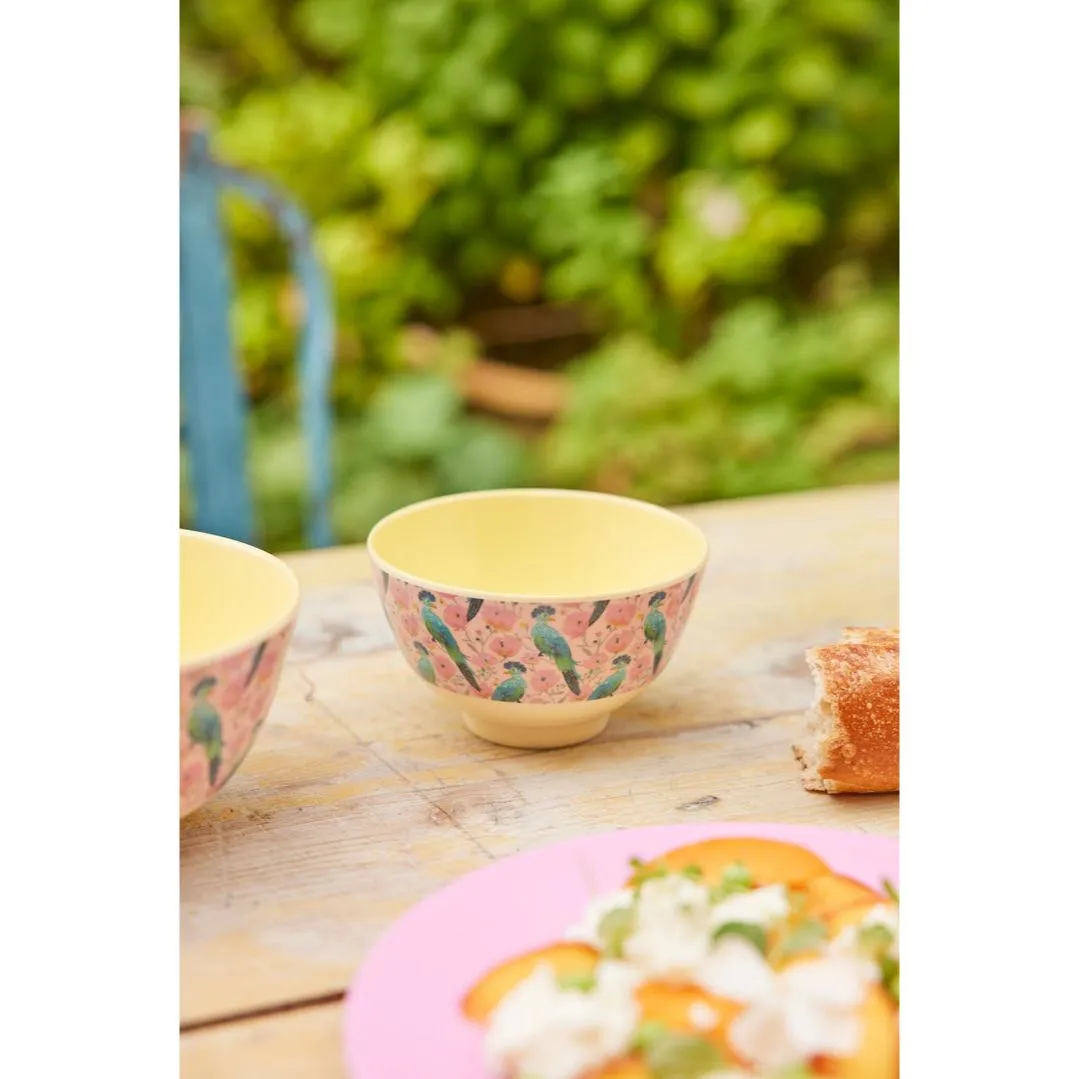 Rice DK Melamine Bowl with Exotic Bird Print - Small - 300 ml
