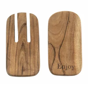 Set Of Wooden Salad Paws Funky Chunky