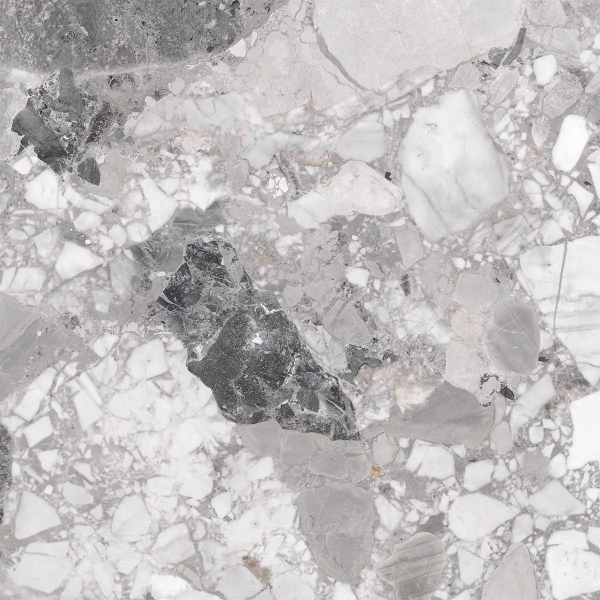 Sublime Cliff 4D Shaped Marble Effect Porcelain Tile 100x100cm Matt