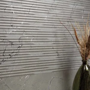 Sublime Thunder 4D Decor Stone Effect Wall Tile 33x100cm Matt
