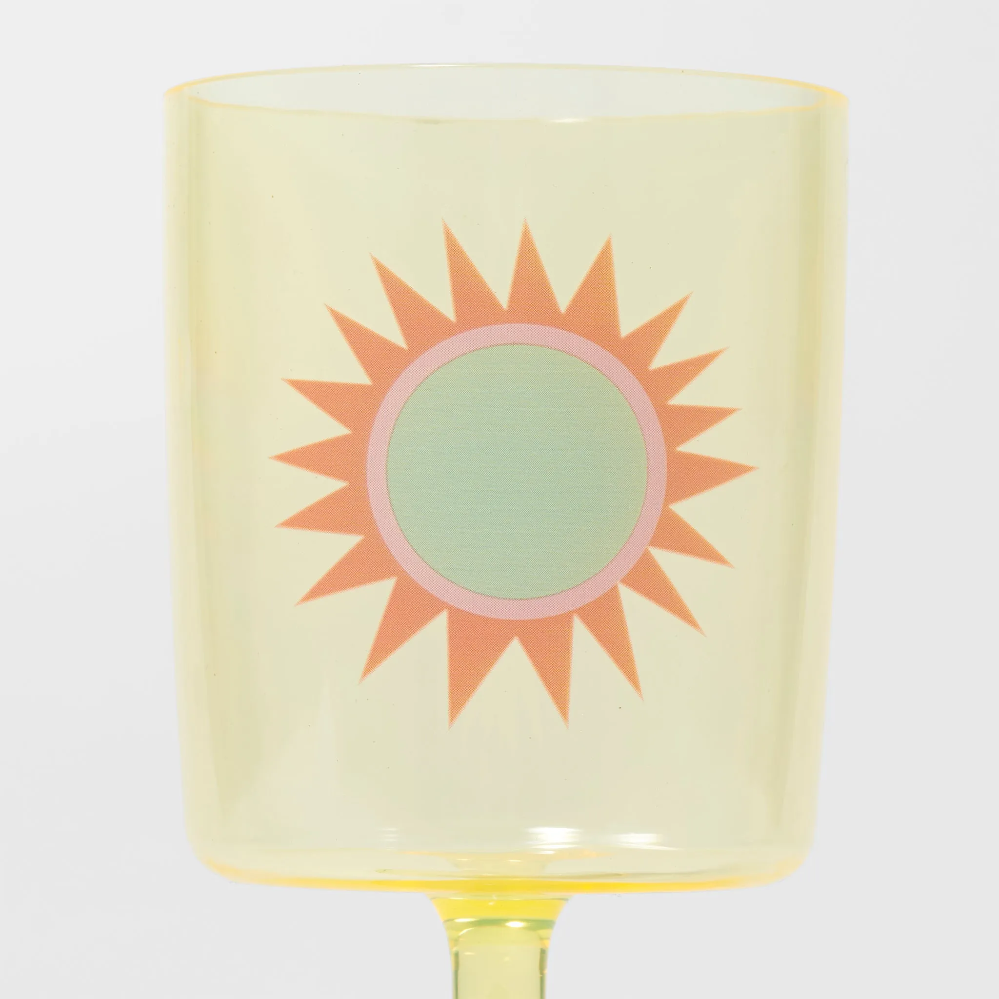SUNNYLiFE Poolside Wine Glass Rio Sun Multi Set of 4